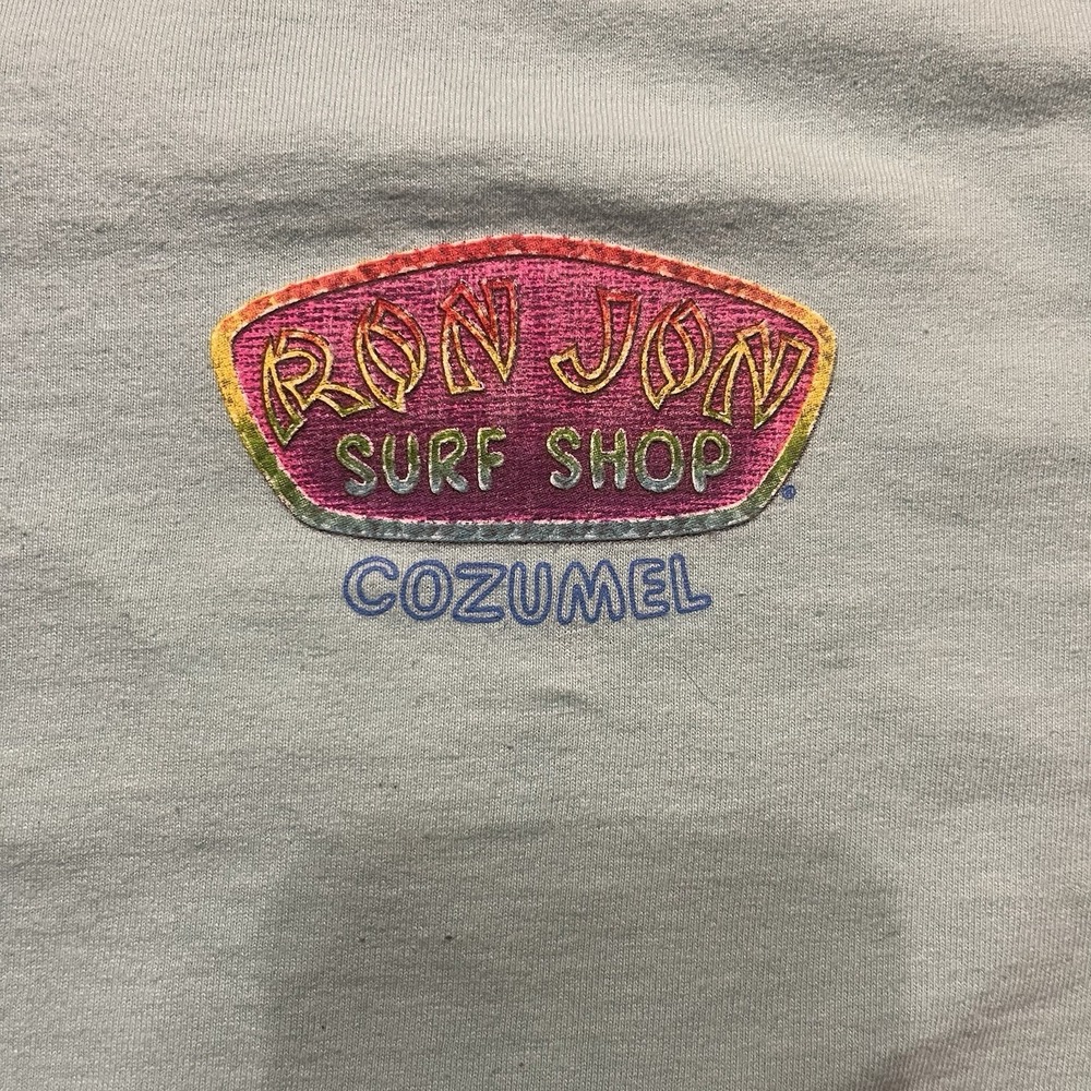 Ron Jon Surf Shop Cozumel T-Shirt Seafoam Green Pineapple Graphic - Unisex M/L - Picture 4 of 8